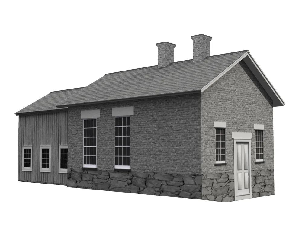 1856 Drying House 3D model