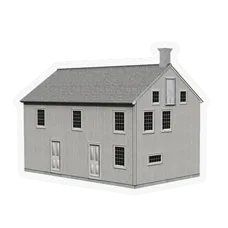 3d model of tan house