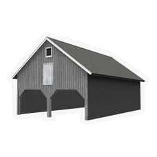 3d model of  wagon house