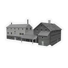 3d model of  wash house and cannery