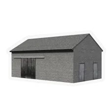 3d model of smoke and ash house